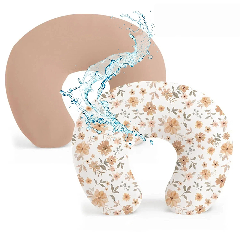 Nursing Cover Breastfeeding - 2PCS Waterproof Nursing Pillow Cover Stretchy