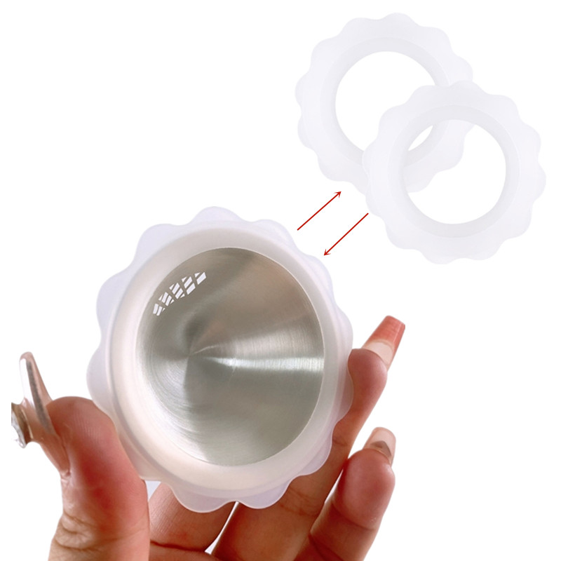 Nursing Cover Breastfeeding - 2 Pairs Silicone Comfort Rings for