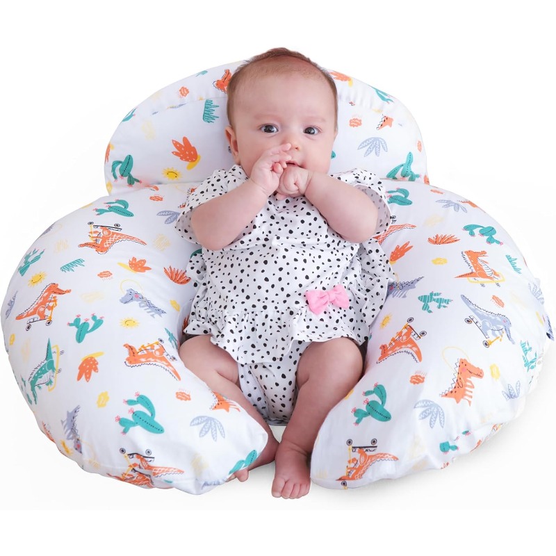 Nursing Cover Breastfeeding - Nursing Pillow with Animal Print Cover