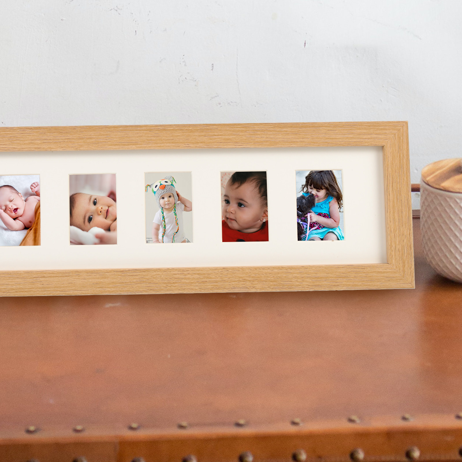 Baby Nursery Picture Frames - Wooden Baby Picture Frame Photo Holder