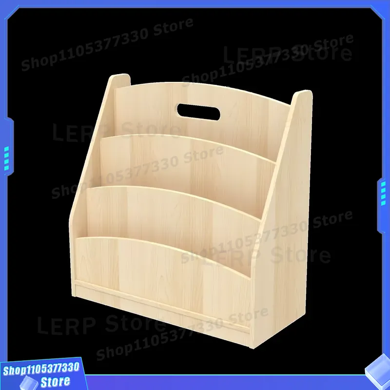 Wooden Hollow Daycare Furnitur - Baby Bookshelf Small 评论和价格