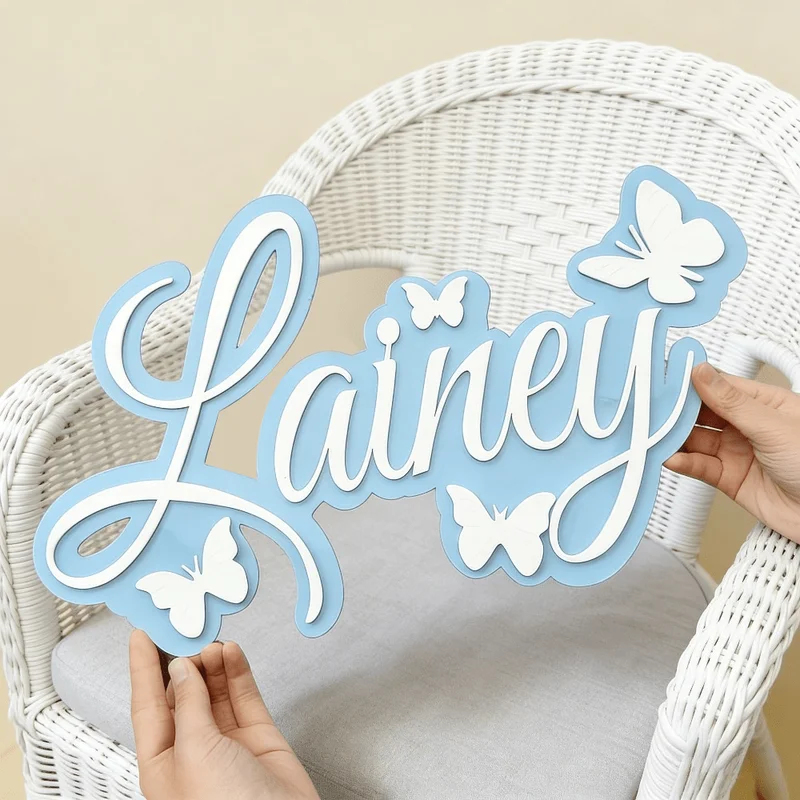 Personalized Baby Name Plaque, - Baby Nursery In 评论和价格