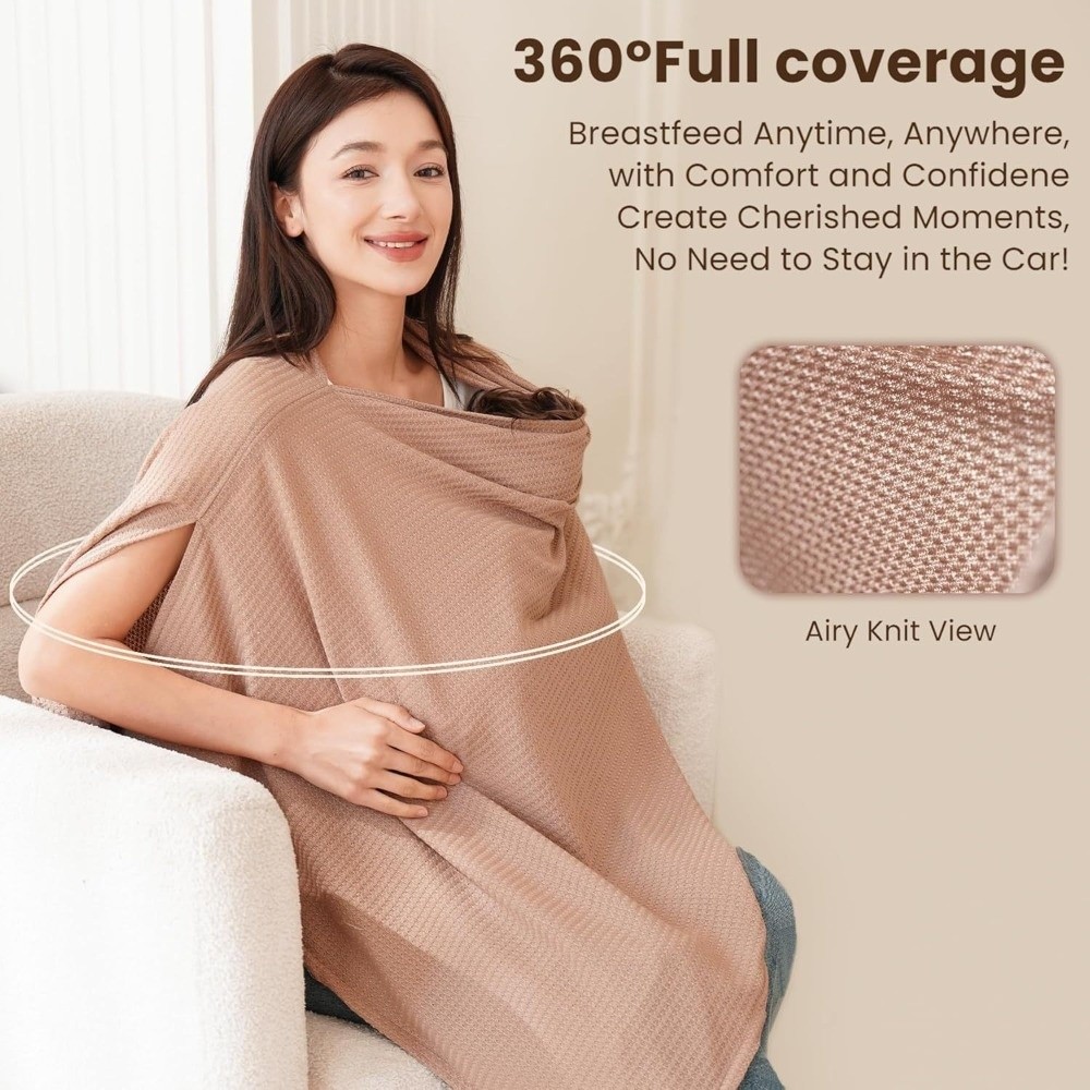 NEW Soft Nursing Cover for Bre - Nursing Cover Breastfeeding 评论和价格