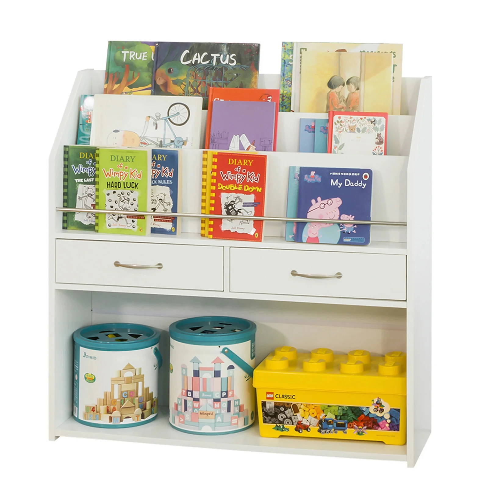 Machine Modern White Small Bab - Baby Bookshelf Small 评论和价格