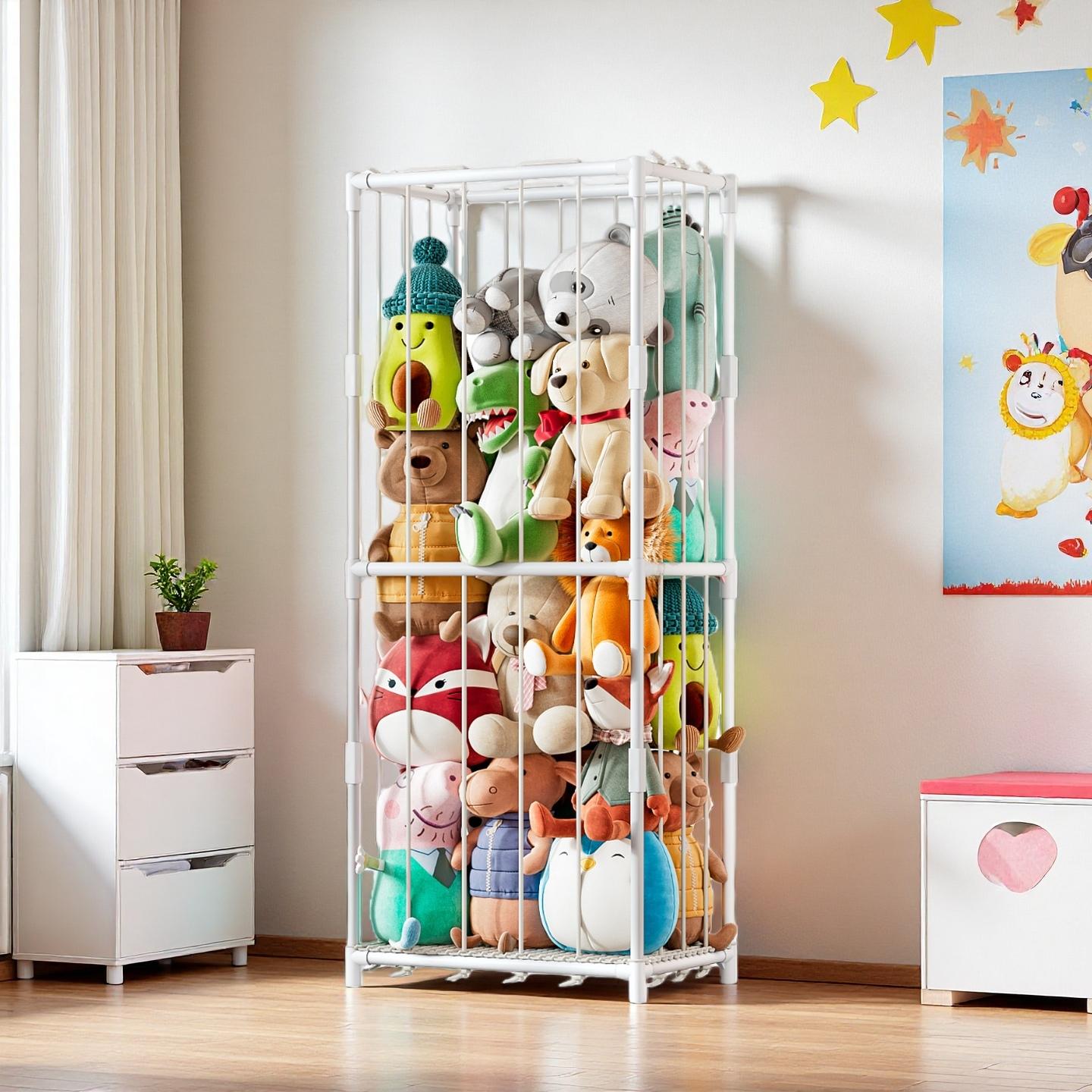 Vertical Stuffed Animal Storag - Baby Nursery Room 评论和价格