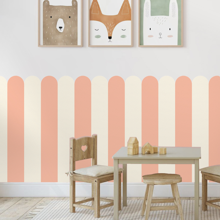 Multicolor Vertical Striped Ar - Baby Nursery Room 评论和价格